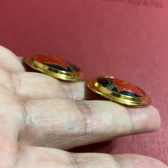 🖤Laurel Burch💕Vintage Clip earrings - Picture 5 of 12
